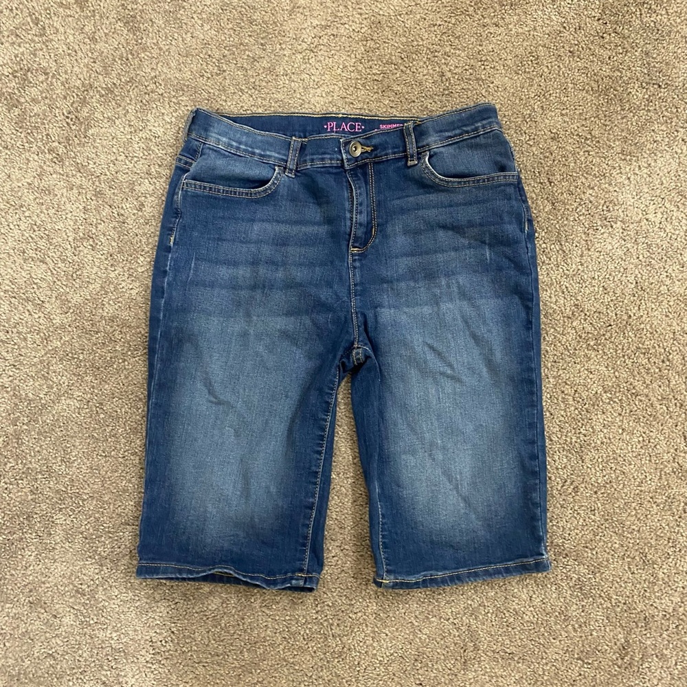 Girls Children’s Place Skimmer Denim Shorts size 16